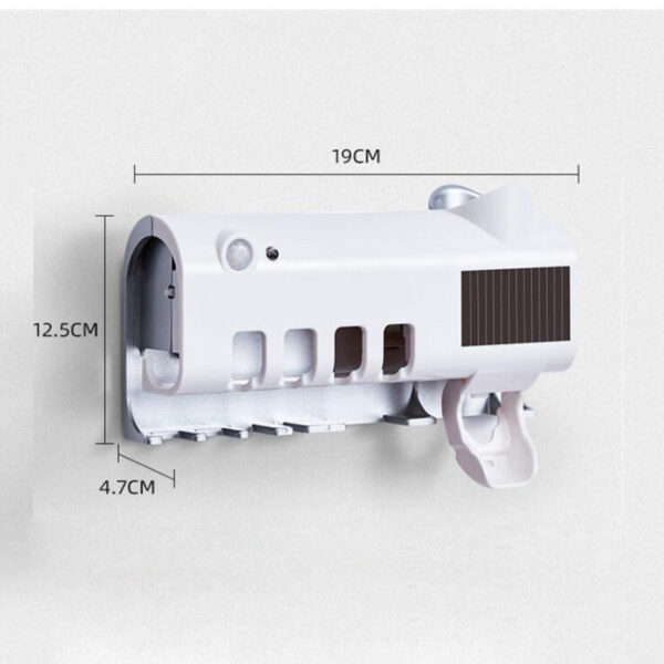 Intelligent UV Toothbrush Sterilizer Automatic Toothpaste Squeezer Toothbrush Toothpaste Rack - Image 4