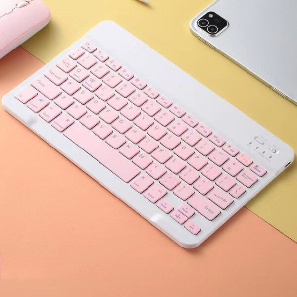 Compatible with Apple , Color Macaron Ultra-Thin Wireless Keyboard And Mouse - Image 8