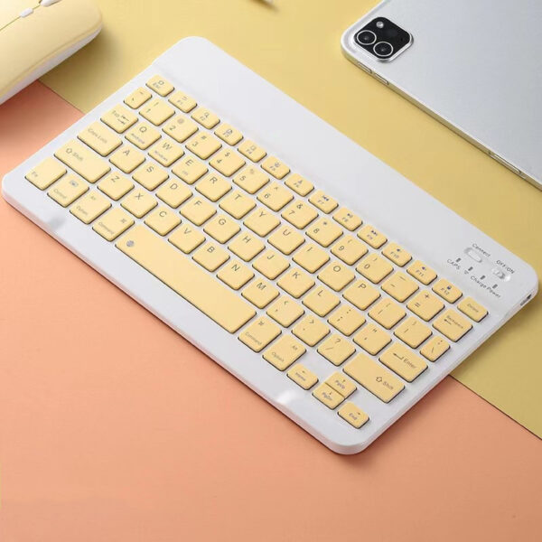 Compatible with Apple , Color Macaron Ultra-Thin Wireless Keyboard And Mouse - Image 7
