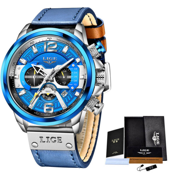 Men's Quartz Watch Multifunction Sports Watch Waterproof Watch - Image 3