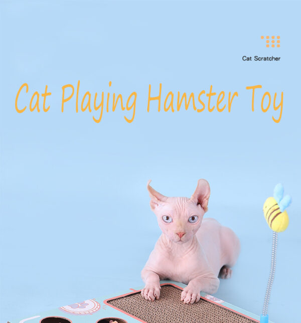 Cat Toy Teaser Whack-A-Mole Toy - Image 2