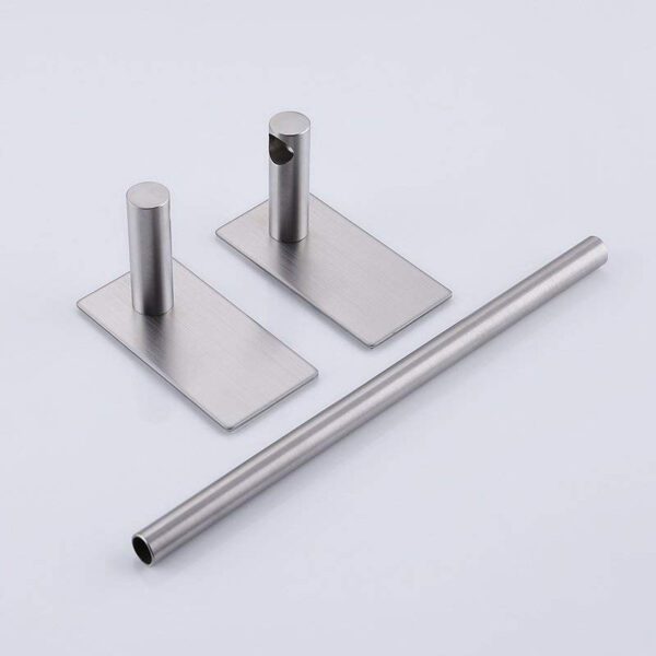 Bathroom Toilet Towel Bar Single Towel Rack Hanging Rod Bathroom Accessories - Image 4