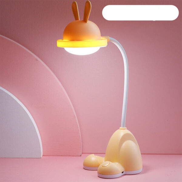 Student Learning Creative Cartoon Head Desk Lamp Usb Charging Night Light - Image 7