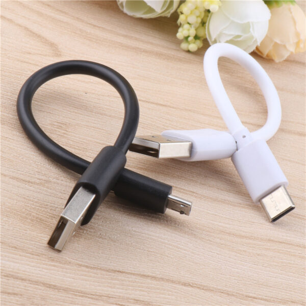 15cm Short Micro USB Cable Type C Mobile Phone Cables Fast - Image 5