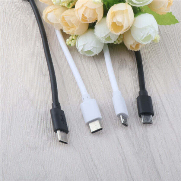 15cm Short Micro USB Cable Type C Mobile Phone Cables Fast - Image 3