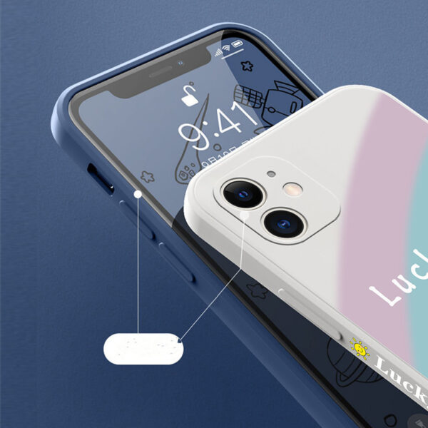 Rainbow Smiley Silicone Phone Case - Image 2