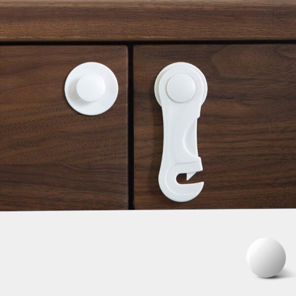 New Baby Safety Protection Lock Drawer Lock Child Safety Anti-pinch Hand Cabinet Door Refrigerator Lock Toilet Lock - Image 2
