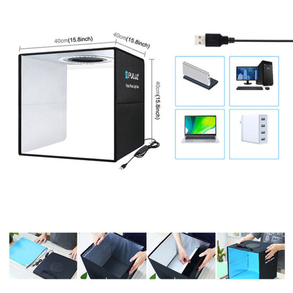Ring Light Portable 40cm Folding Studio Simple Studio - Image 2