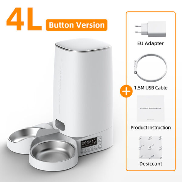 4L Automatic Pet Feeder Cat Food Dispenser Accessorie - Image 7