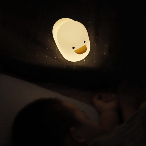 Nordic Cute Lovely Cartoon Dull Duck Led Night Light Silicone USB Charging NightLight Holiday Gifts Kids Room Bedside Bedroom - Image 6