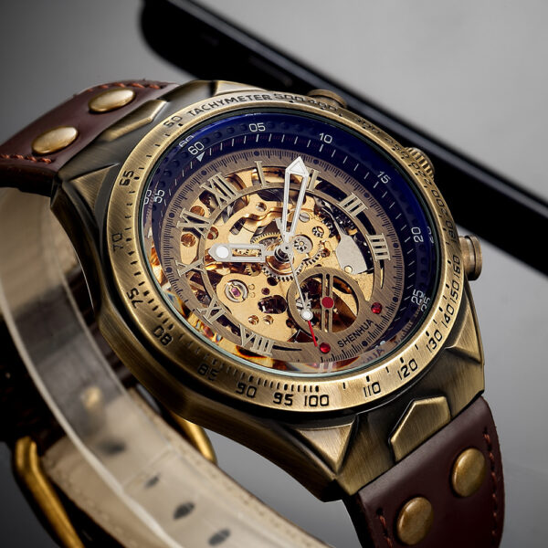 Men's Fashion Hollowed-out Automatic Mechanical Watch - Image 2