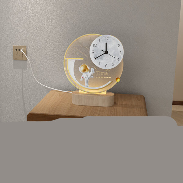 Light Luxury Style Desk Clock Desktop - Image 3