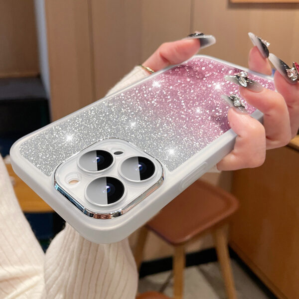 Applicable To 15 Transparent Glitter Phone Case Ultra-thin - Image 3
