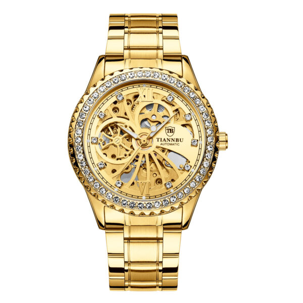 Diamond Automatic Mechanical Watch Men - Image 2