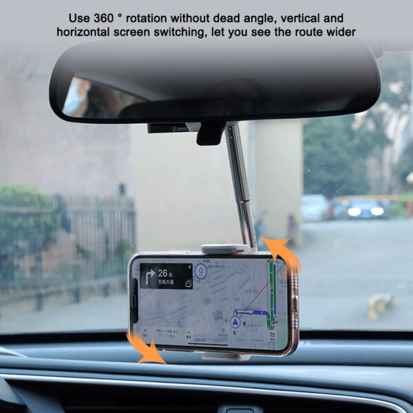 Factory Wholesale Car Rearview Mirror Mobile Phone - Image 3