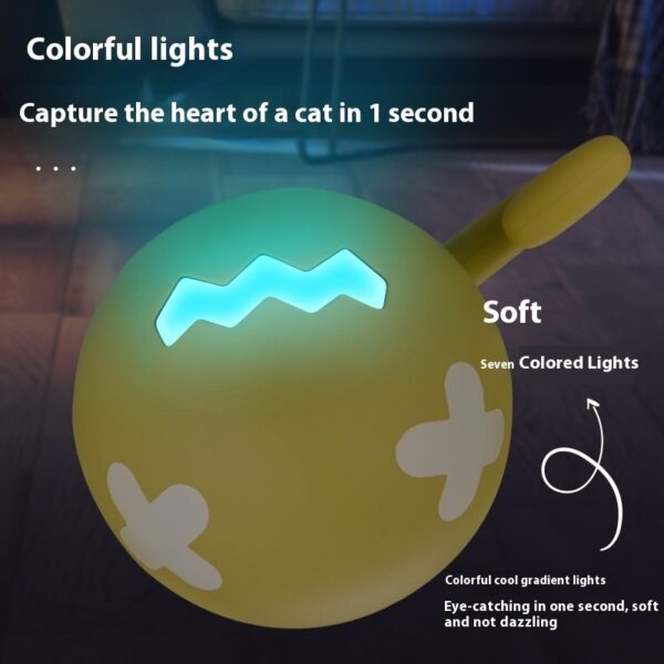 Smart Interactive Cat Toy Ball USB Rechargeable Moving Rolling Ball USB Rechargeable Ball Smart Moving Pets Toy Self-Play Pet Products - Image 6