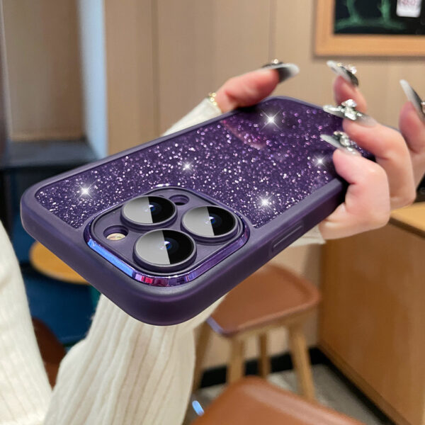 Applicable To 15 Transparent Glitter Phone Case Ultra-thin - Image 4