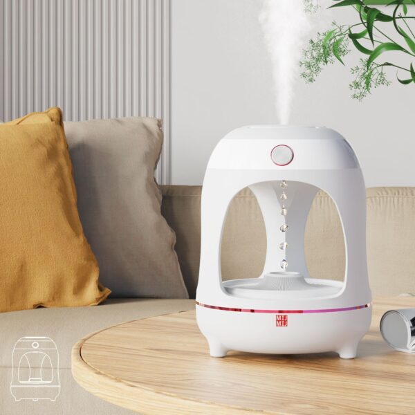 Anti Gravity Levitating Water Drops Humidifier Water Fountain LED Night Light Air Purification Atomization Desk Decorate Lamp - Image 5
