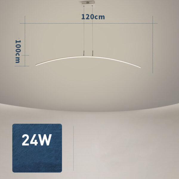 Dining Room Chandelier Led Long Dining Table Simple - Image 6