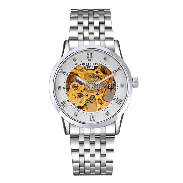 Business Men's Automatic Mechanical Watch Stainless Steel Waterproof - Image 9