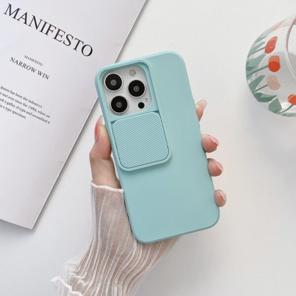 Sliding Window Sliding Cover Silicone Mobile Phone Protective Case - Image 2