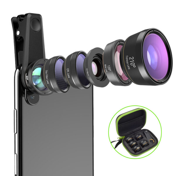 6 in 1 mobile phone lens set - Image 3