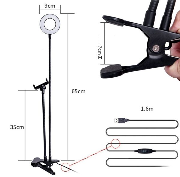 Anchor mobile phone frame fill light mobile phone live support network red live anchor fill light bracket - Image 6