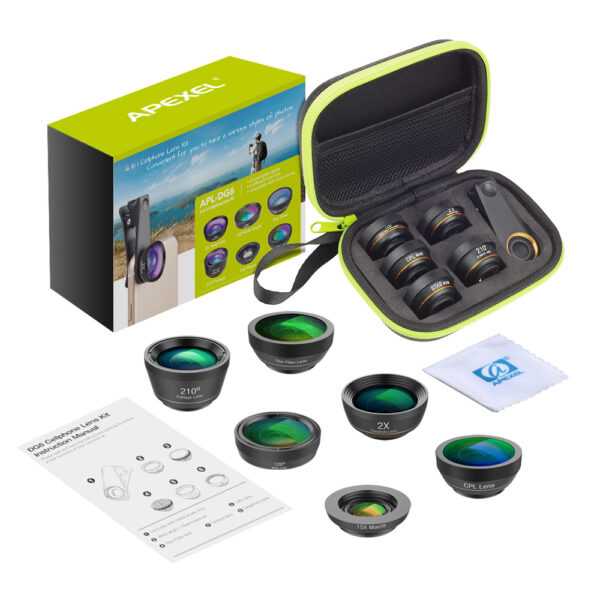 6 in 1 mobile phone lens set - Image 7