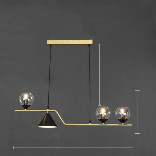 Nordic Dining Table Lamp Three Head Hall - Image 9