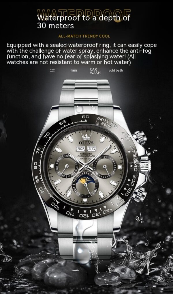 Mechanical Automatic Multifunctional Men's Watch - Image 9