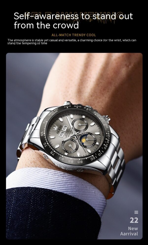 Mechanical Automatic Multifunctional Men's Watch - Image 10
