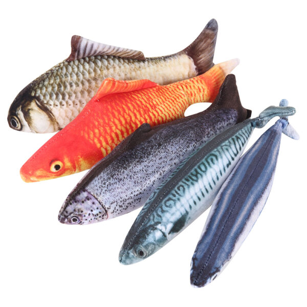 Creative Catnip Fish Pet Plush Toy Fish Cat Pillow - Image 10