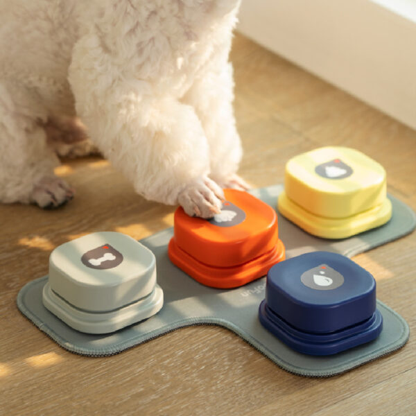 4 Colors Pet Communication Button One-click Prevent Physical Inactivity Recordable Dog Talking Button Toy Cat Toy Pet Products - Image 5