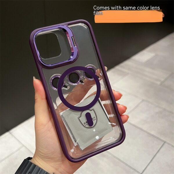 15 Lens Invisible Bracket Phone Case Magnetic Suction - Image 4