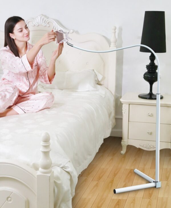 Bed with mobile phone bracket live artifact lazy watch TV bedside mobile phone holder universal folder overhead support shelf - Image 5
