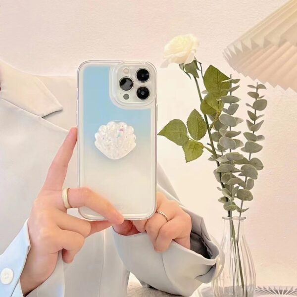Advanced Gradient Blue Colorful Shell Bracket For Mobile Phone Cases - Image 5