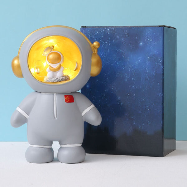 Astronaut Night Light Star Piggy Bank - Image 7