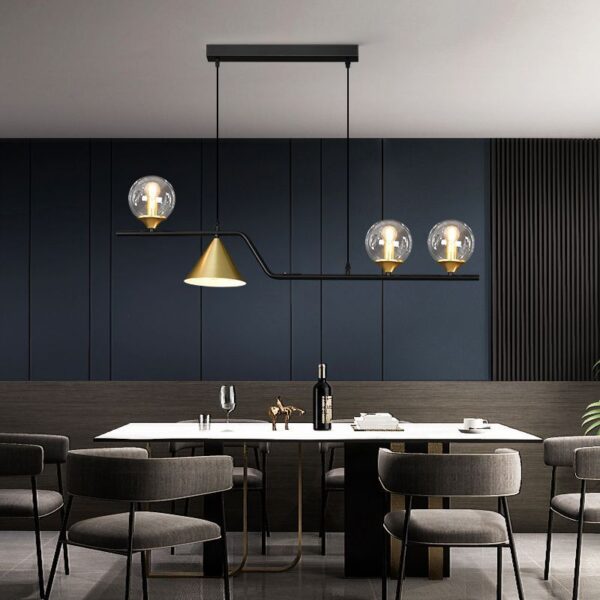 Nordic Dining Table Lamp Three Head Hall - Image 2
