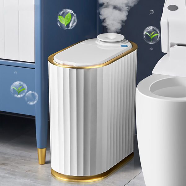Electric Smart Sensor Trash Can For Toilet - Image 4