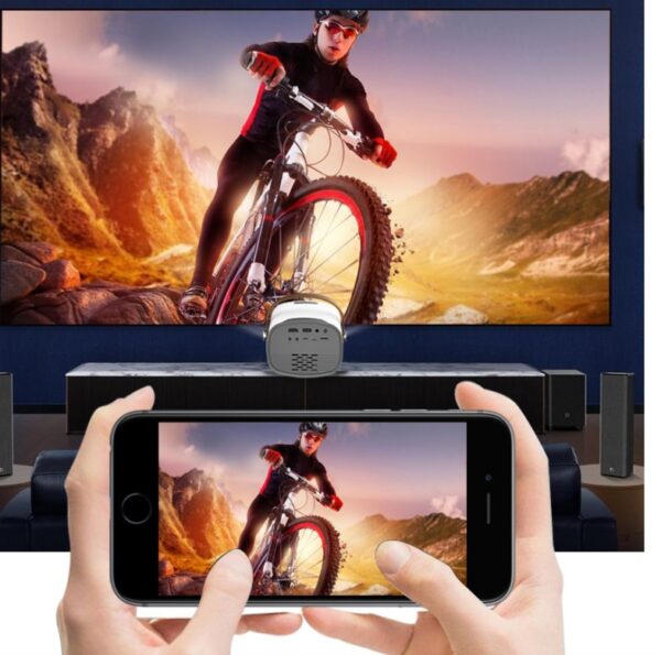Home Mobile Phone Projector LED Portable Miniature - Image 6