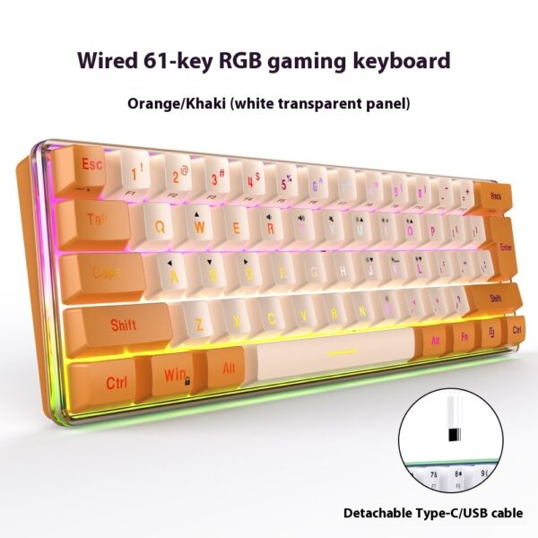 Simple Home Small RGB Illuminant Keyboard - Image 10