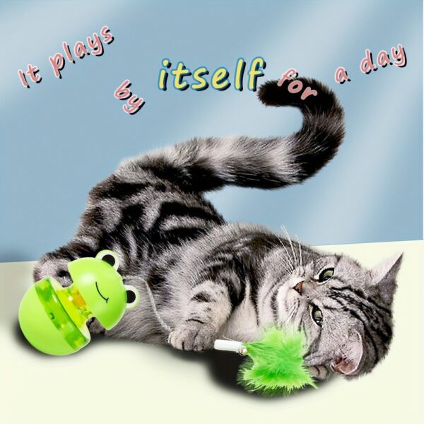 Pets Cat Toy Frog Tumbler Food Dropping Ball Pet Products - Image 4