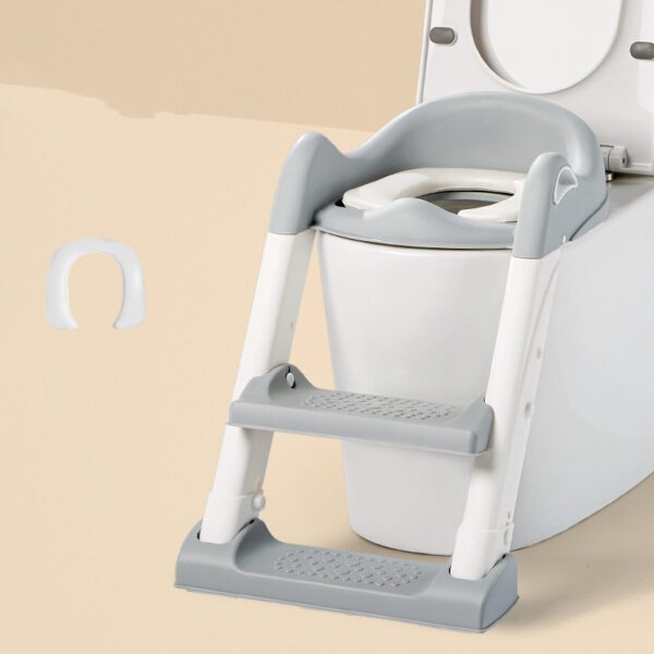 Stair-type Male And Female Baby Ladder Folding Rack Ring Cushion Child Toilet - Image 3