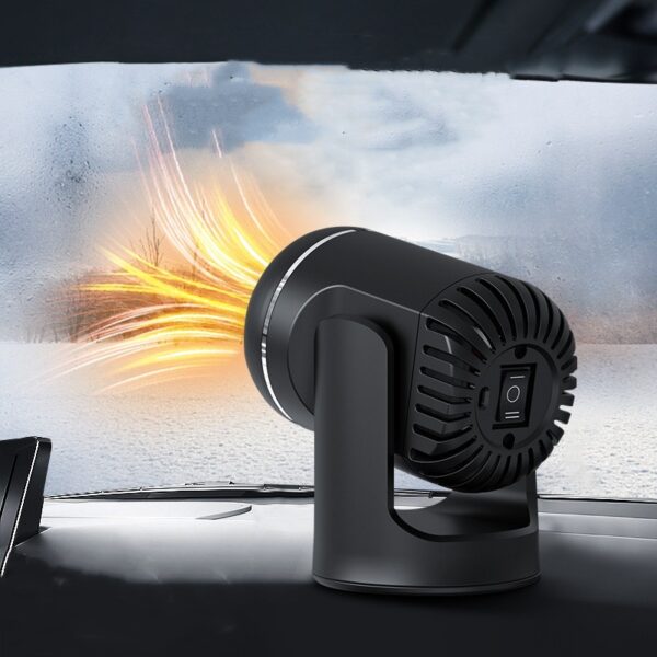 Car Heater Car Defrost 12v Speed Hot Hot Cold And Warm Hair Dryer Heater - Image 4