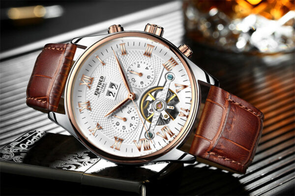 Automatic Hollow Tourbillon Mechanical Watch Men - Image 6