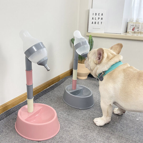 Automatic Pet Water Dispenser Stand Feeder Bowl Adjusting Height Water Bottle Cat Dog Water Drinker Water Fountain Feeding - Image 5