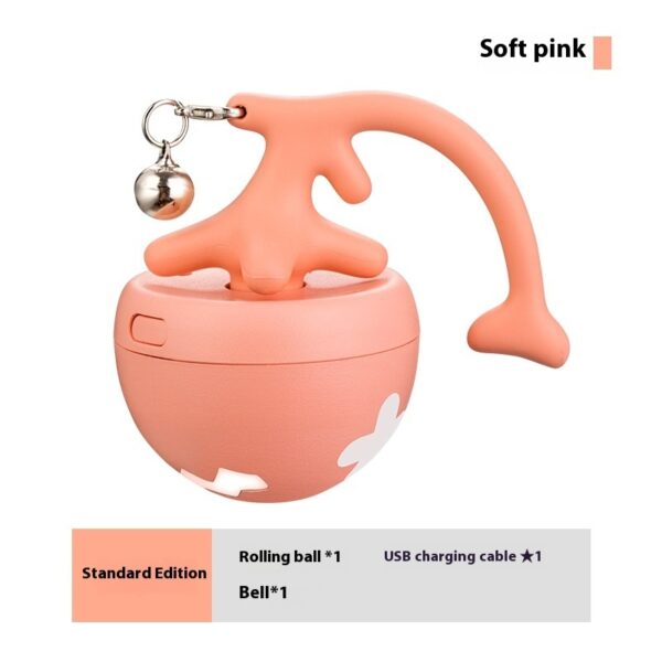 Smart Interactive Cat Toy Ball USB Rechargeable Moving Rolling Ball USB Rechargeable Ball Smart Moving Pets Toy Self-Play Pet Products - Image 9