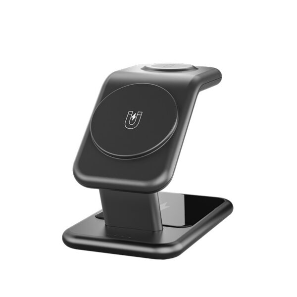 Magnetic Bracket Wireless Charger Three-in-one Earphone Watch Charger - Image 5