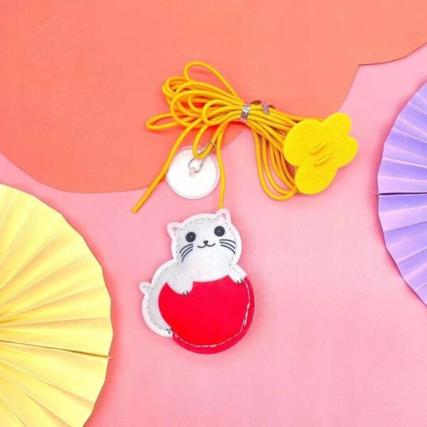 Cat Toys Simulated Caterpillar Cute Toys Funny Self-hey Interactive Toy Rope Grabbing Mouse Telescopic Hanging Cat Pet Supplies - Image 9