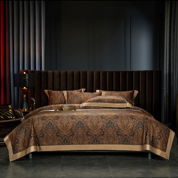 140 Cotton Satin Digital Printed Four-piece Bedding Set - Image 6
